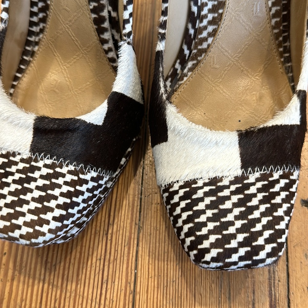 L.A.M.B JUVA 8.5M Pony, Buffalo check brown/white gorgeous! - Picture 3 of 6